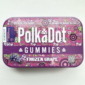 Polka Dot Mushroom Gummies – Frozen Grape