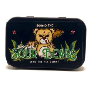 big bad sour bears gummy edibles